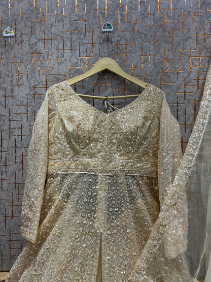 Fabulous Hot pink Farshi garara muslim Bride Special Dress