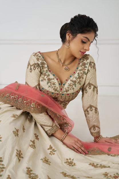 Amazing white girlish lehenga 07