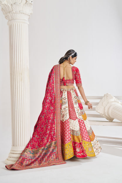Fantastic white girlish lehenga 46
