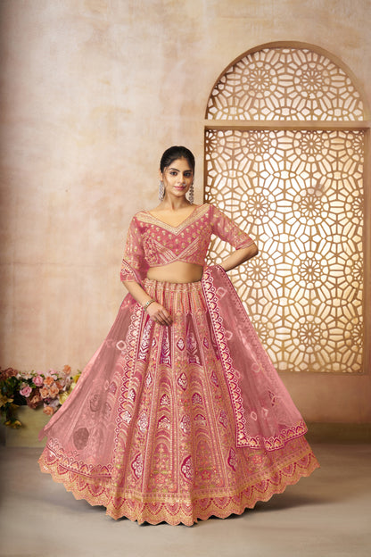 Fantastic pink girlish lehenga 31