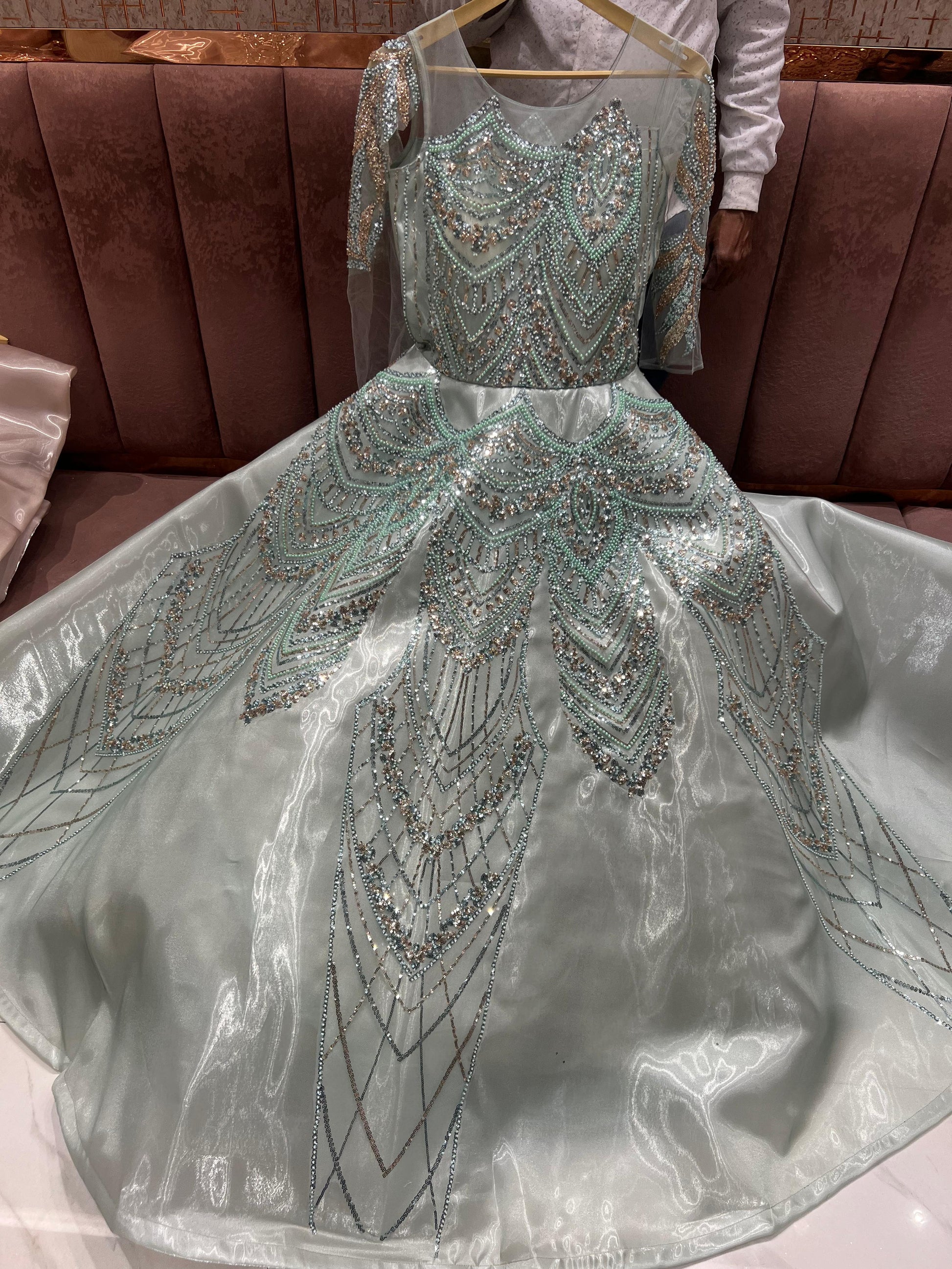 Grey Heavy Gown - Shopping World