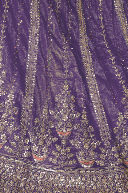 Astonishing purple girlish lehenga 44
