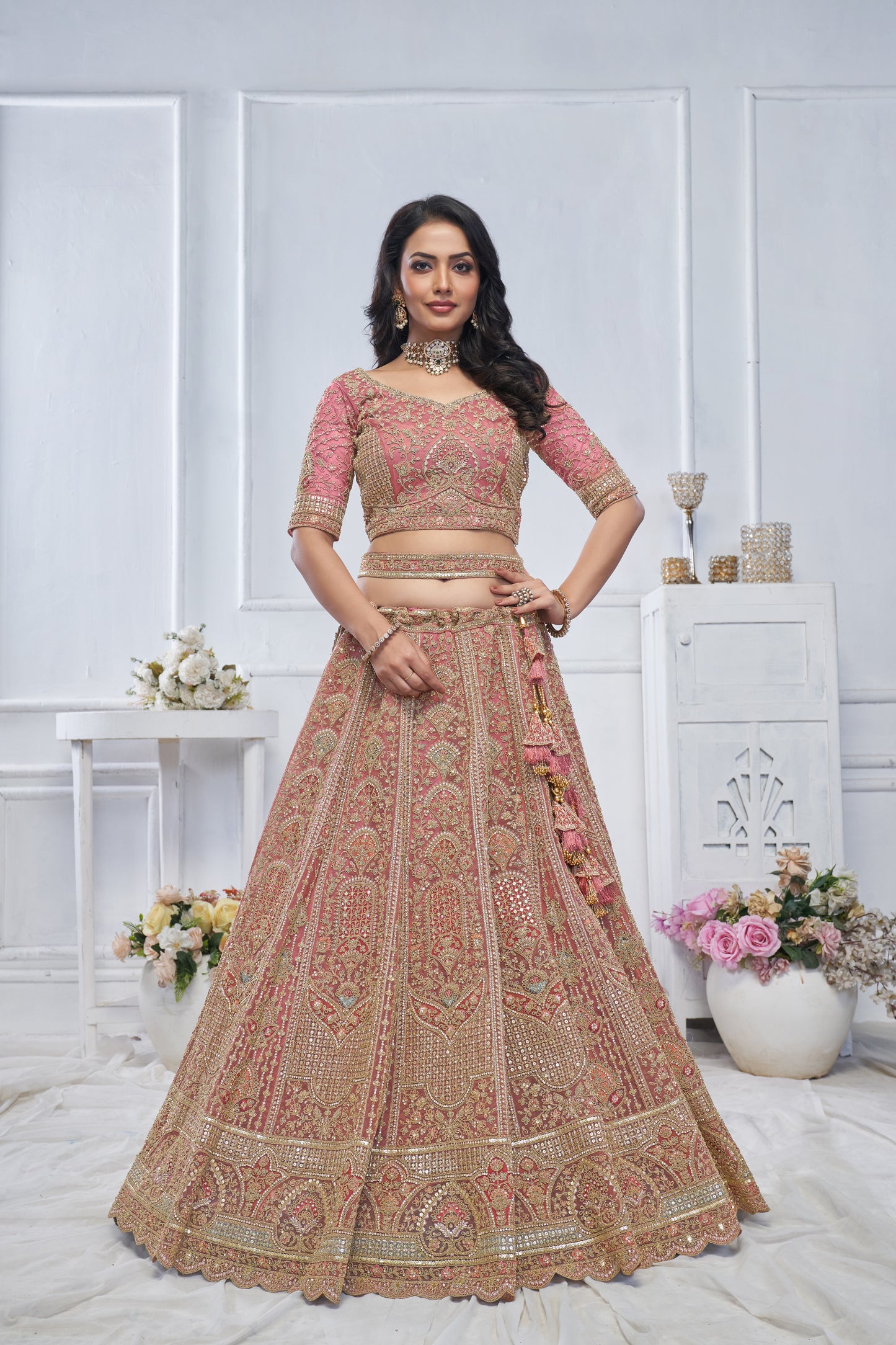 Pretty pink lehenga
