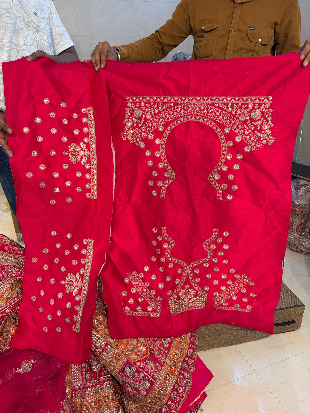 Red bridal designer  Lehenga