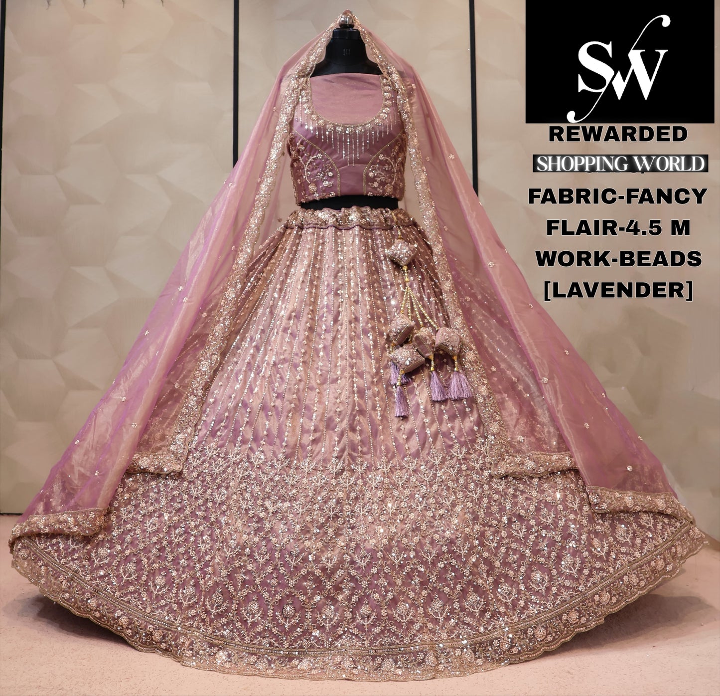 Fancy golden Chiku Lehenga
