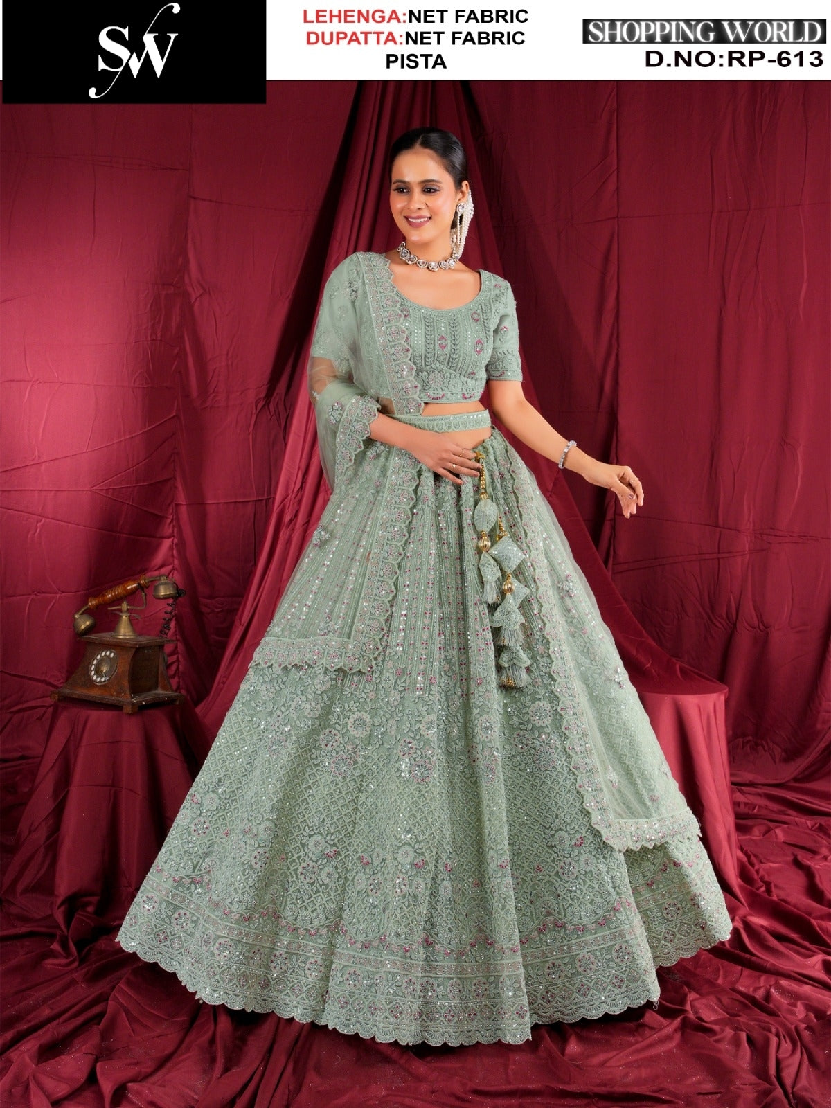 Pretty pink Bridal Lehenga