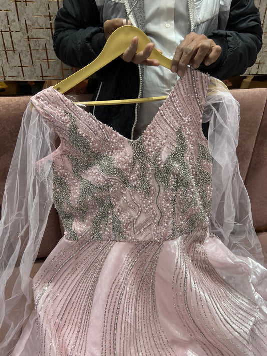 Good looking Pink gown