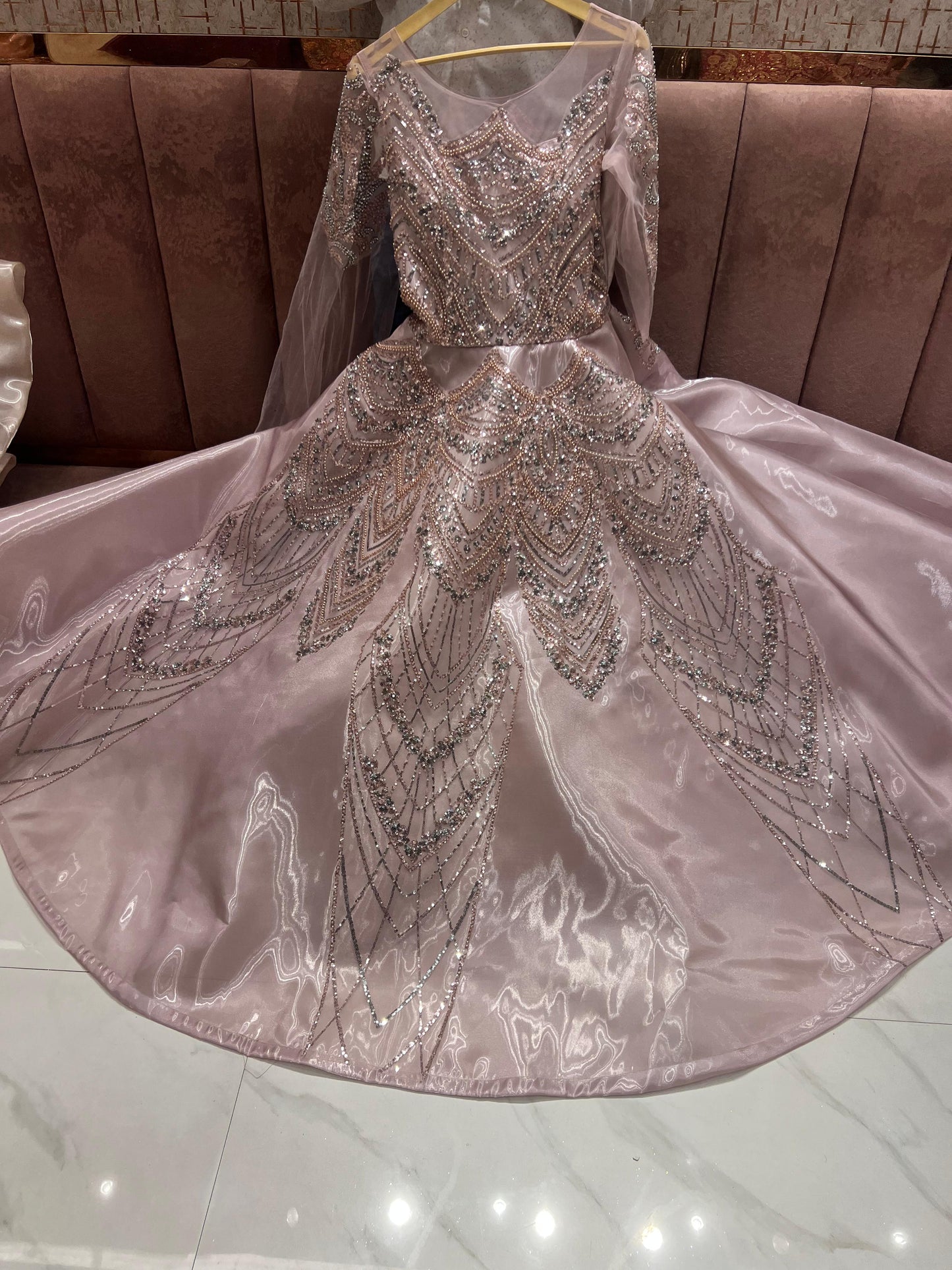 Grey Heavy Gown - Shopping World