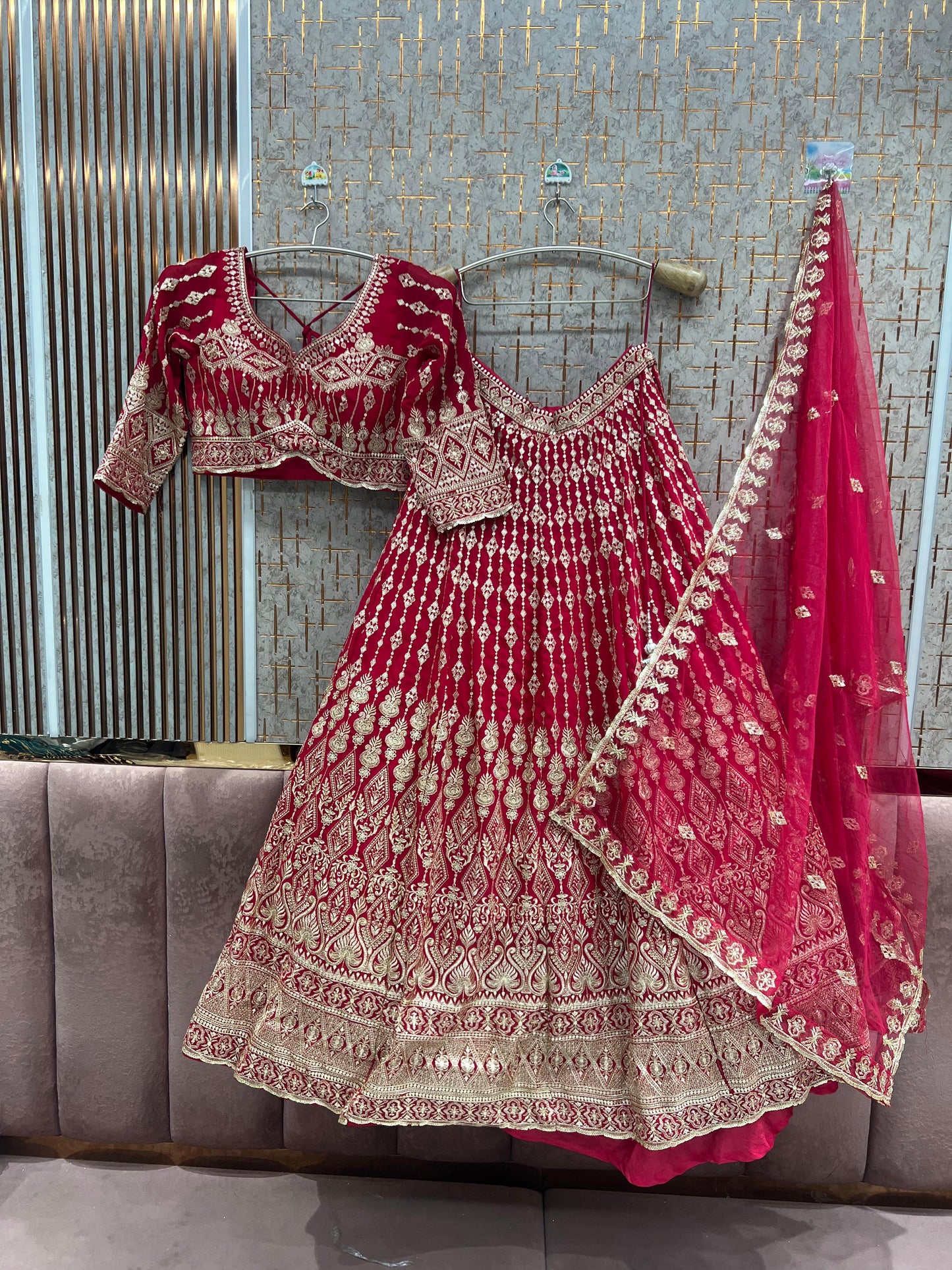 Ready to wear purple crop top Lehenga - Shopping World