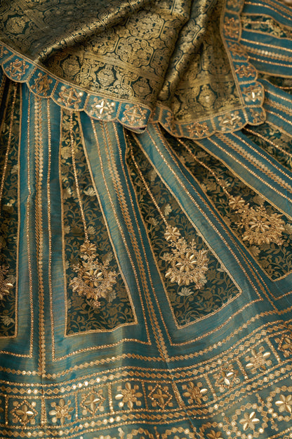 Fabulous green girlish lehenga 61