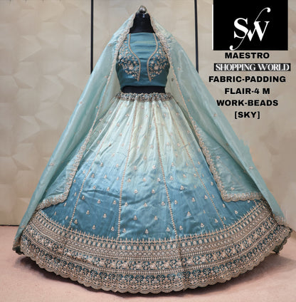 Padding pink Lehenga