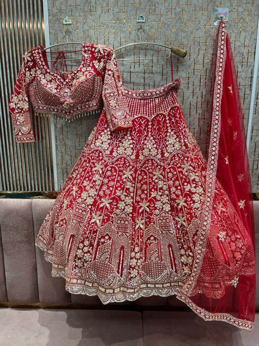 Ready to wear Blue crop top Lehenga - Shopping World