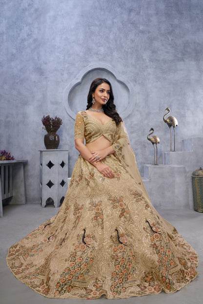 Gorgeous beige lehenga