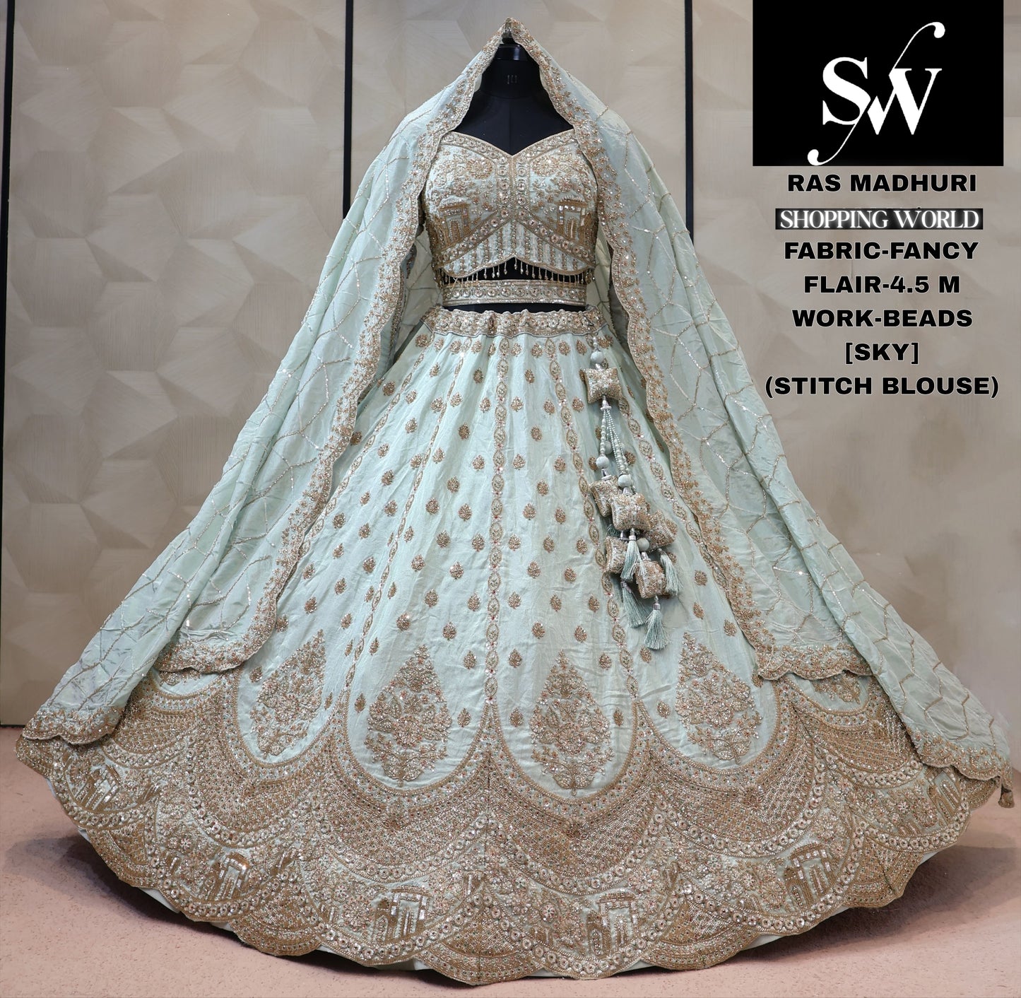 Fancy baby pink Lehenga