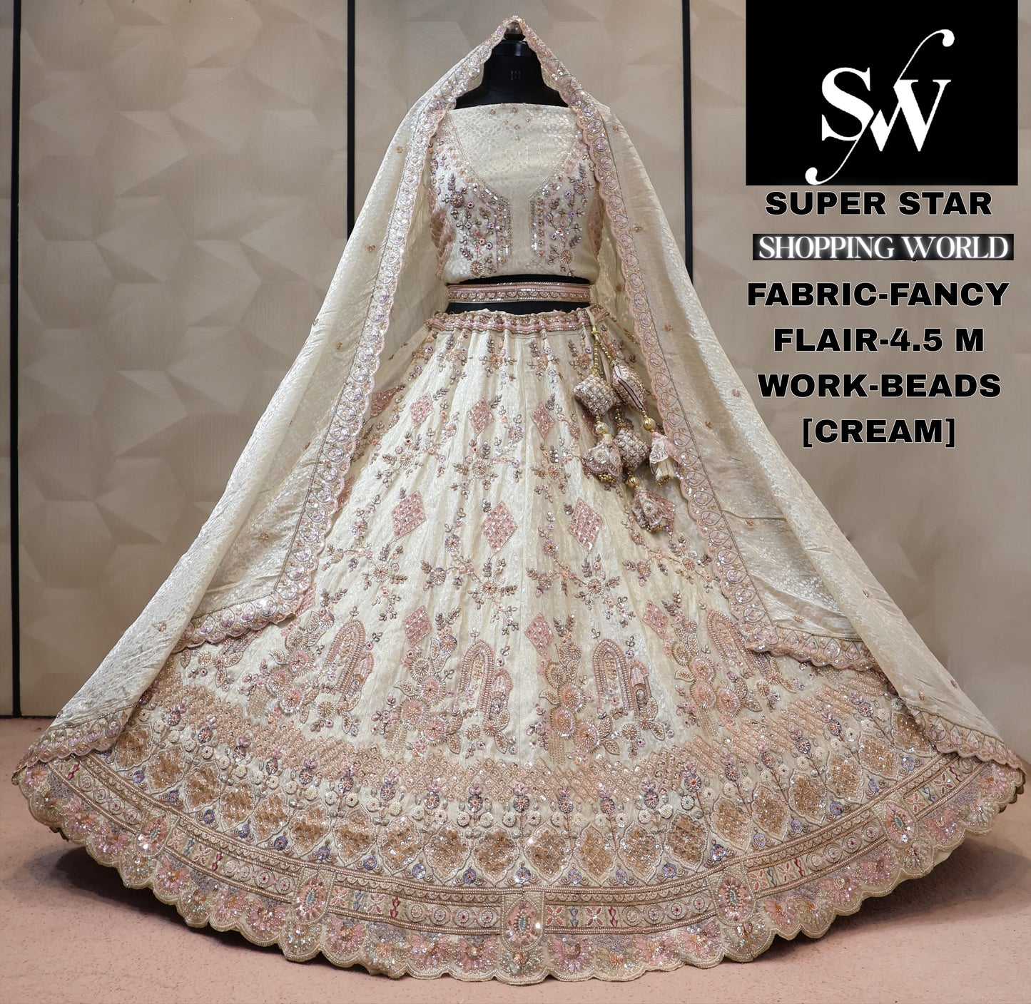 Fancy sky blue Lehenga