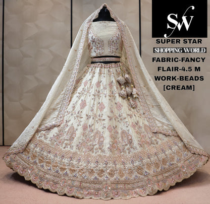 Fancy sky blue Lehenga