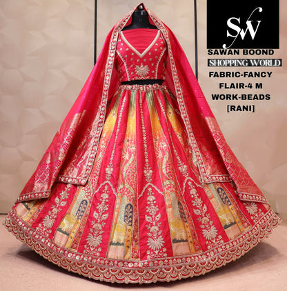 Fancy yellow Lehenga