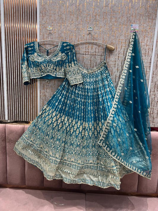 Ready to wear purple crop top Lehenga - Shopping World