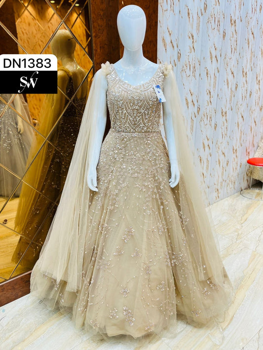 Chiku Golden Gown