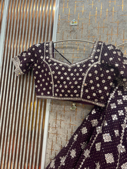 Green Crop top Lehenga - Shopping World