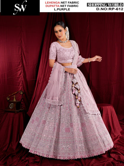 Charming pink Bridal Lehenga