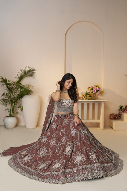 Majestic onion lehenga 28