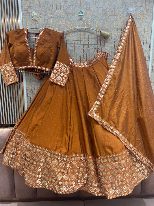 Yellow Crop top Lehenga - Shopping World