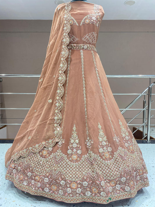 Pink Designer Lehenga