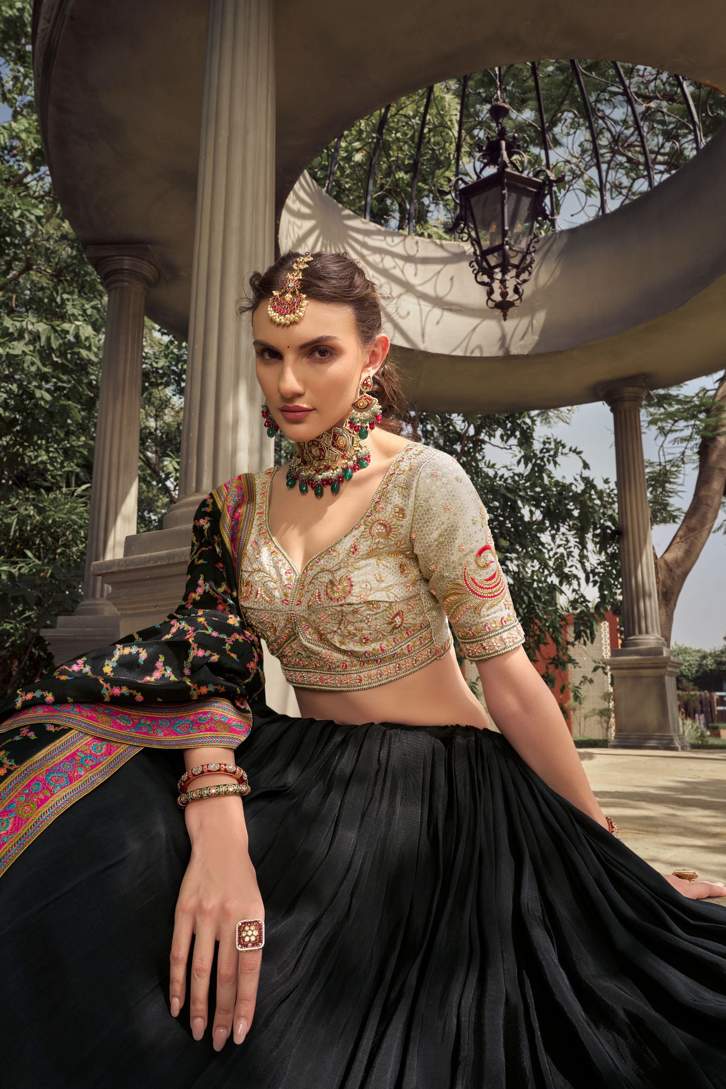 Something different Black  Lehenga 1100