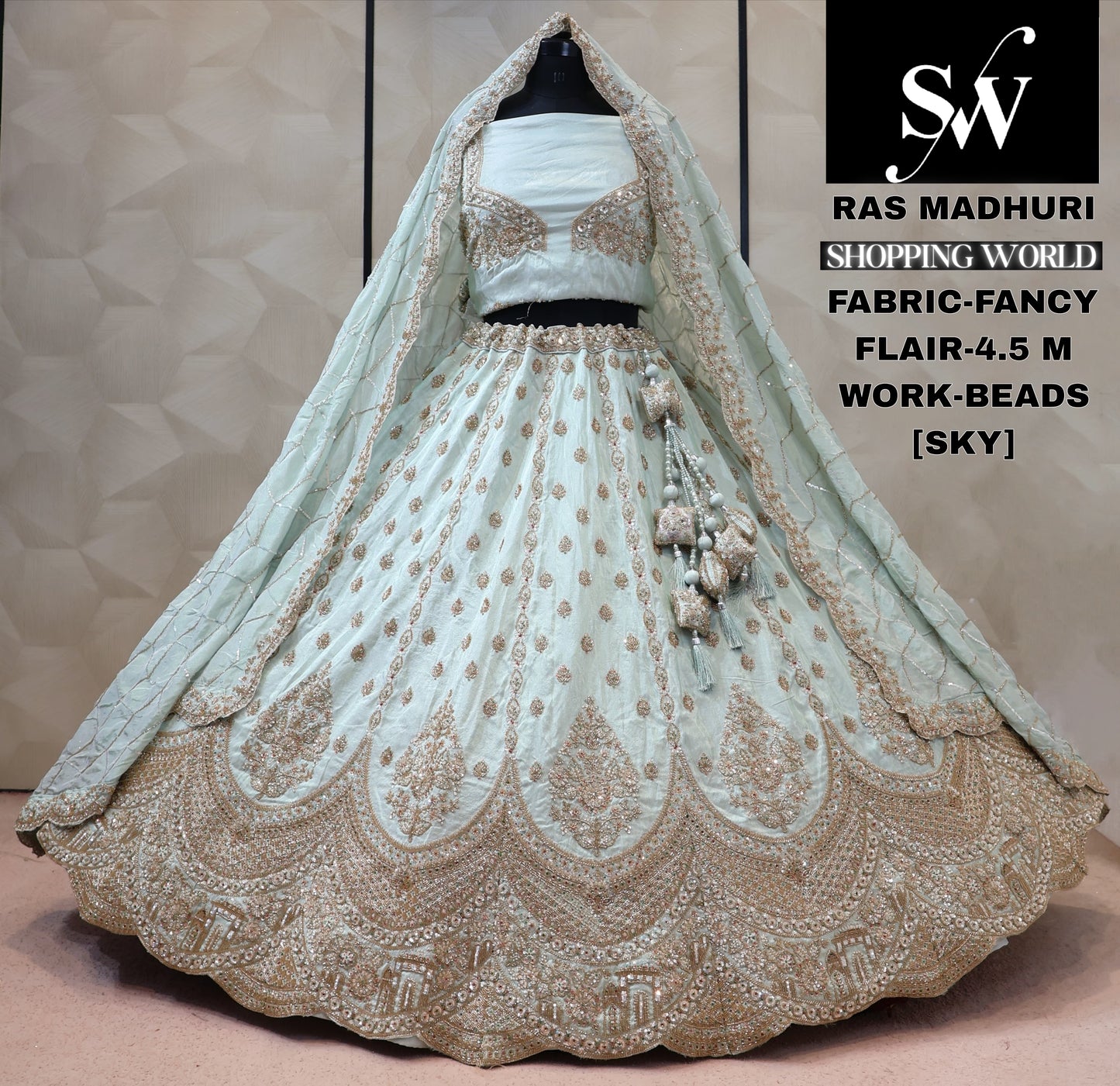 Fancy baby pink Lehenga