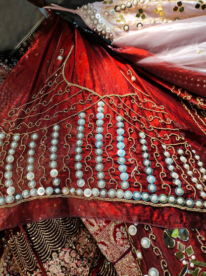 सुंदर लाल मोती अनुक्रम काम lehenga