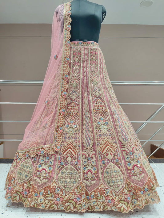 Pink Designer Lehenga