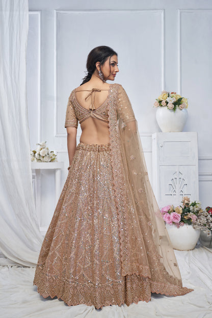 Lovely light golden brown Lehenga
