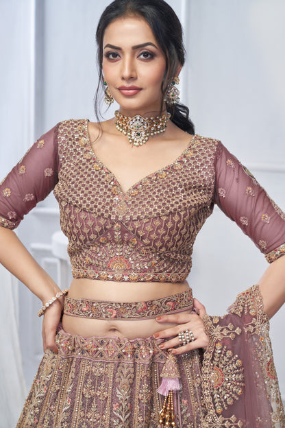 Elegant lilac lehenga