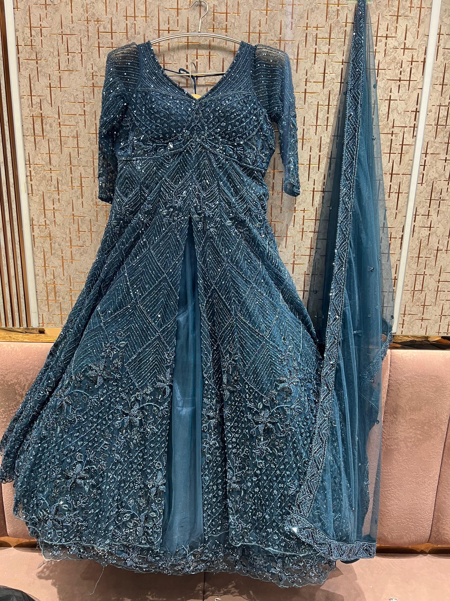 Black long Dress Farshi Gaharara Dress Special