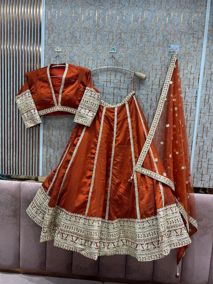 Stunning Blue crop Top Lehenga