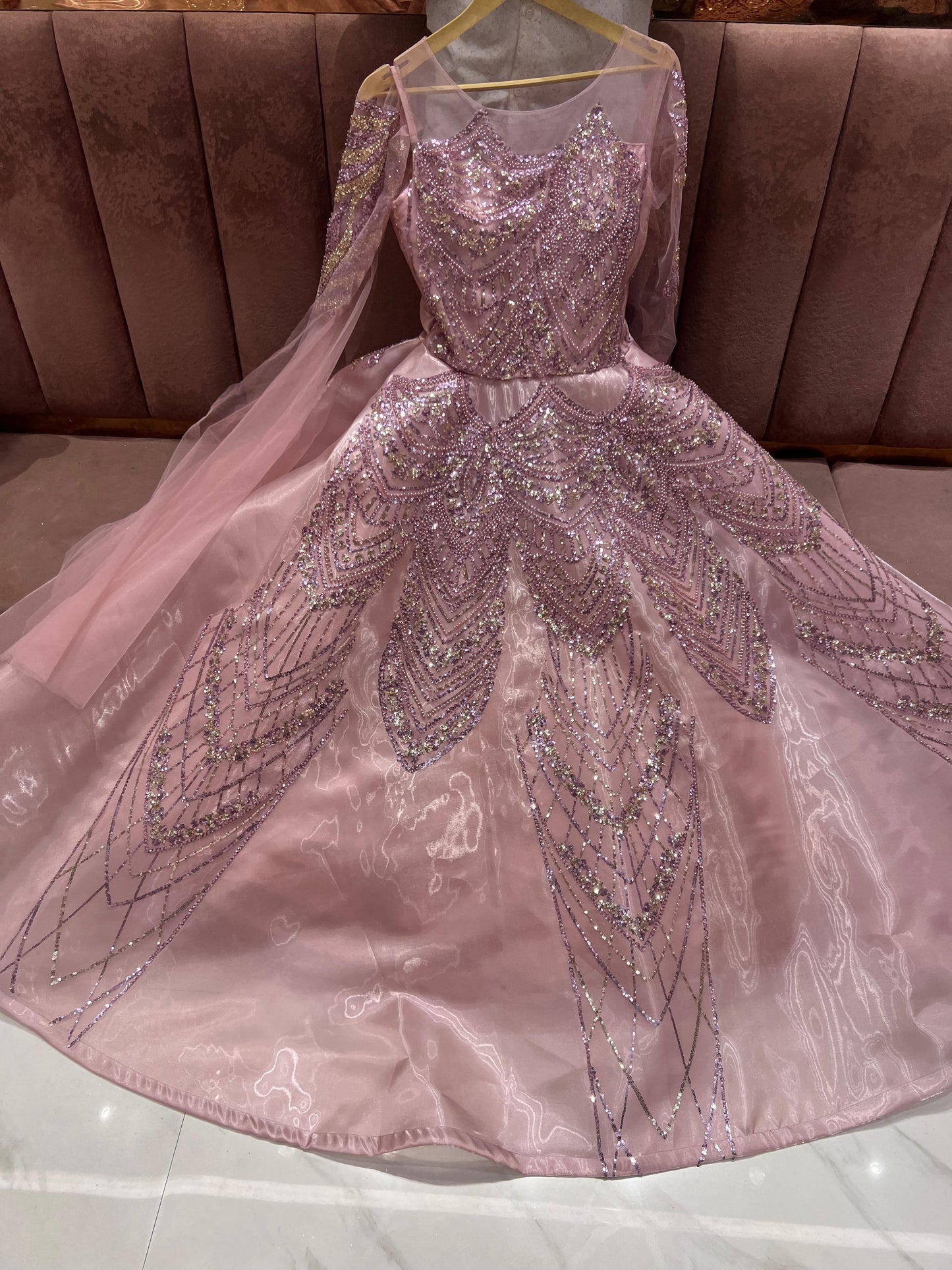 Grey Heavy Gown - Shopping World