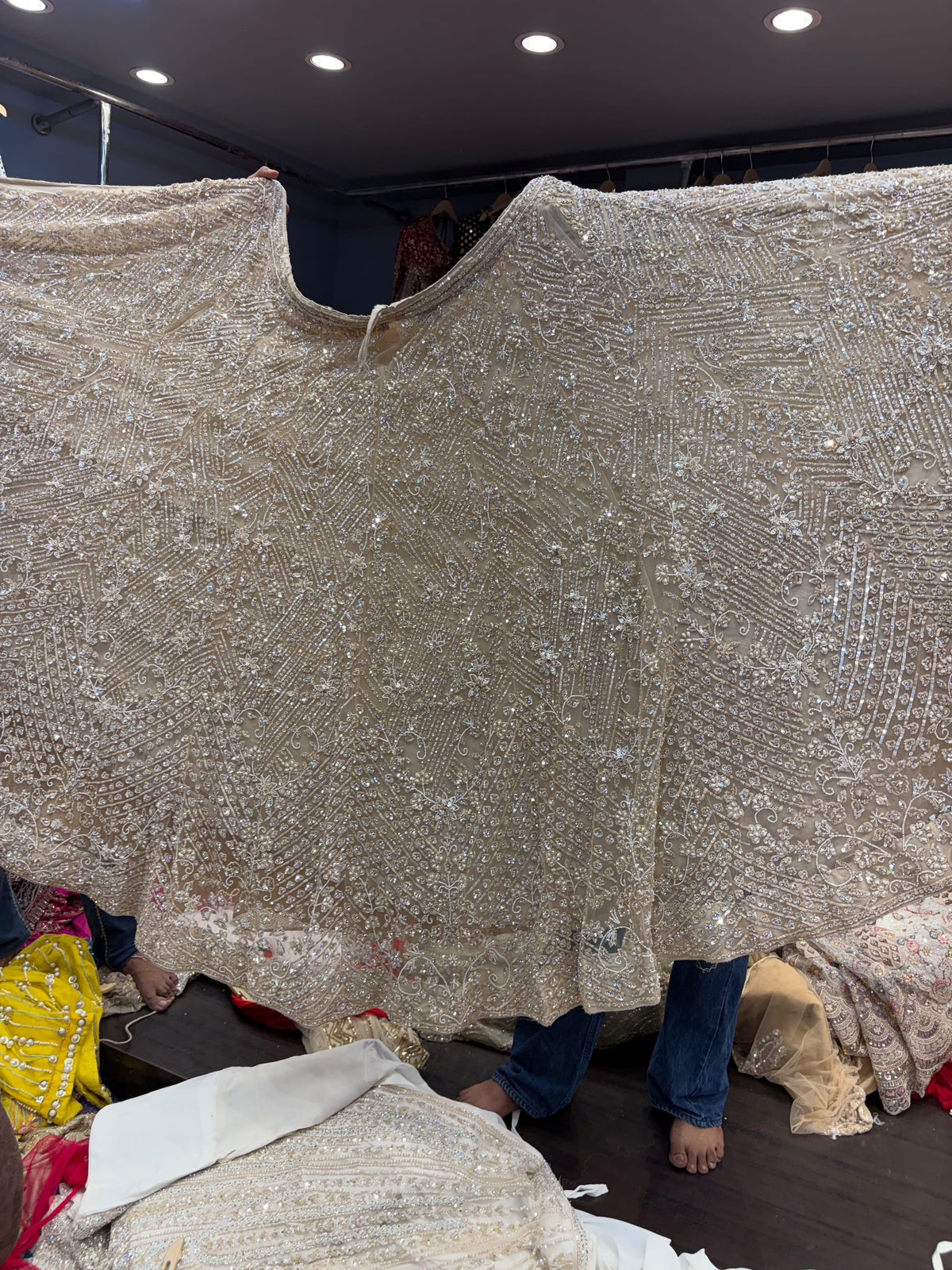 Golden designer Lehenga
