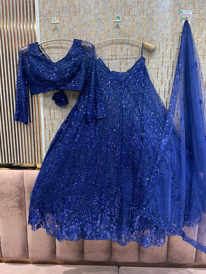 Golden on golden Monotone Crop Top Lehenga
