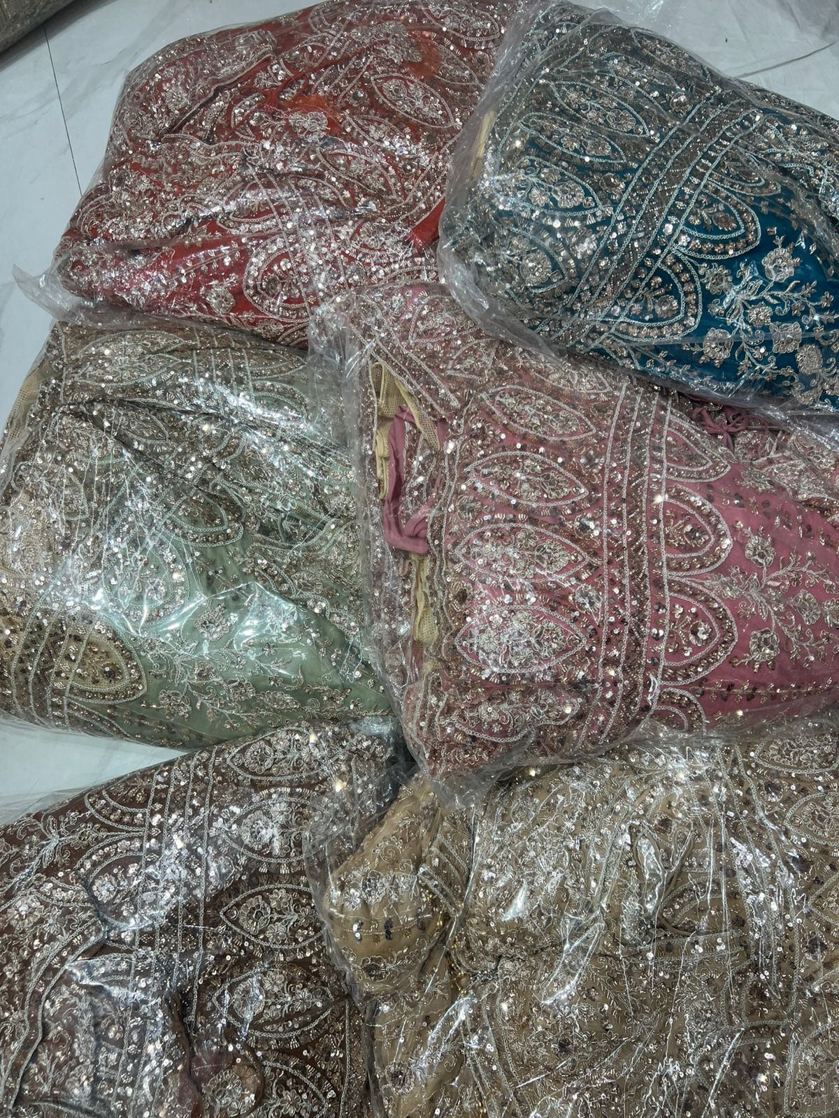 White on White Monotone Crop Top Lehenga - Shopping World