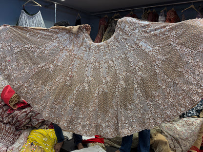 Golden designer Lehenga