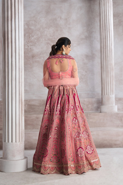 Fantastic pink girlish lehenga 31
