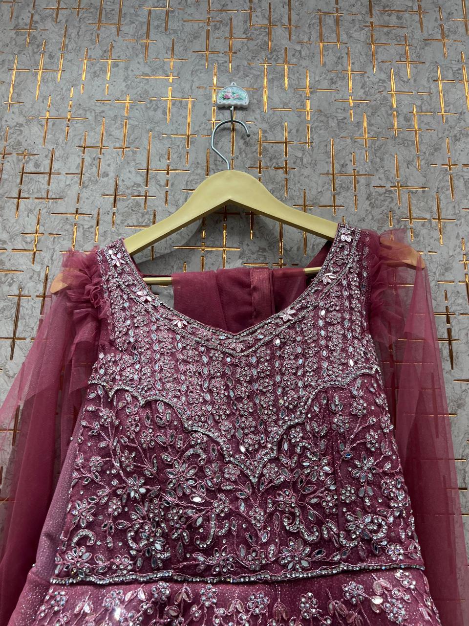 Gorgeous hot pink gown