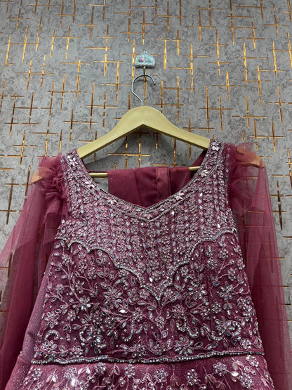 Gorgeous hot pink gown