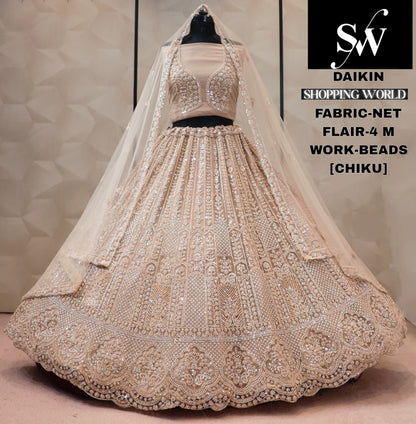 Net Lavender Lehenga