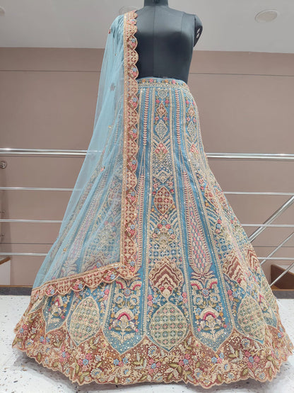 Lavender Designer Lehenga