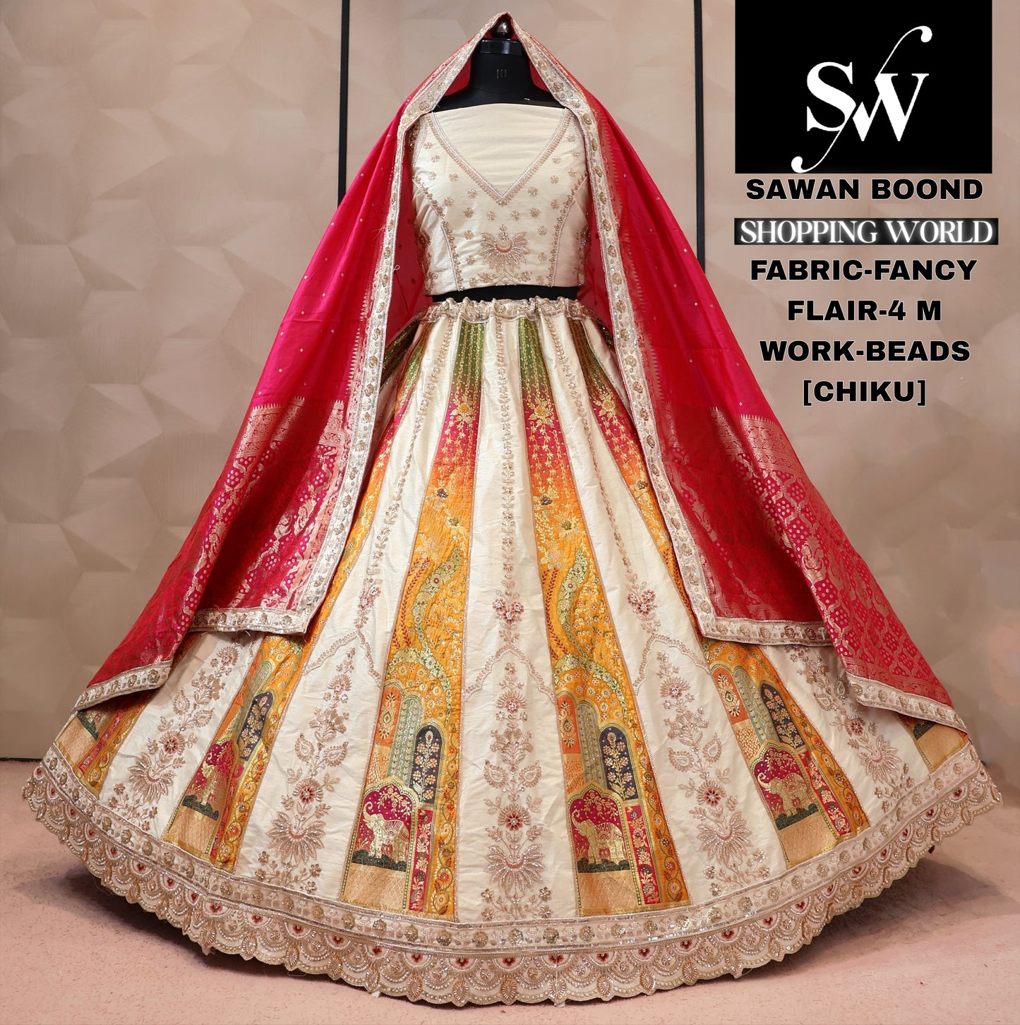 Fancy yellow Lehenga