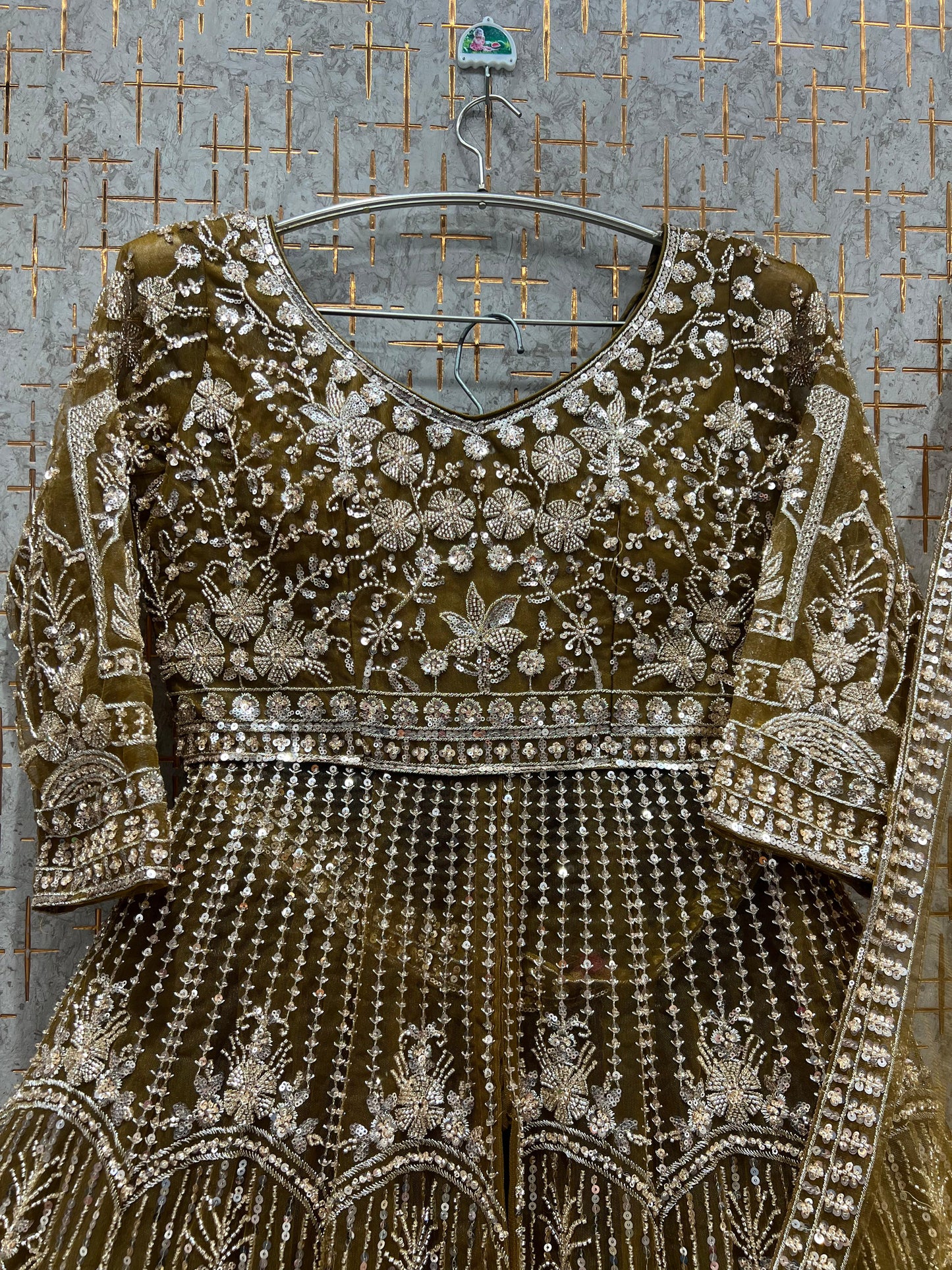 Stunning pink Farshi garara muslim Bride Special Dress