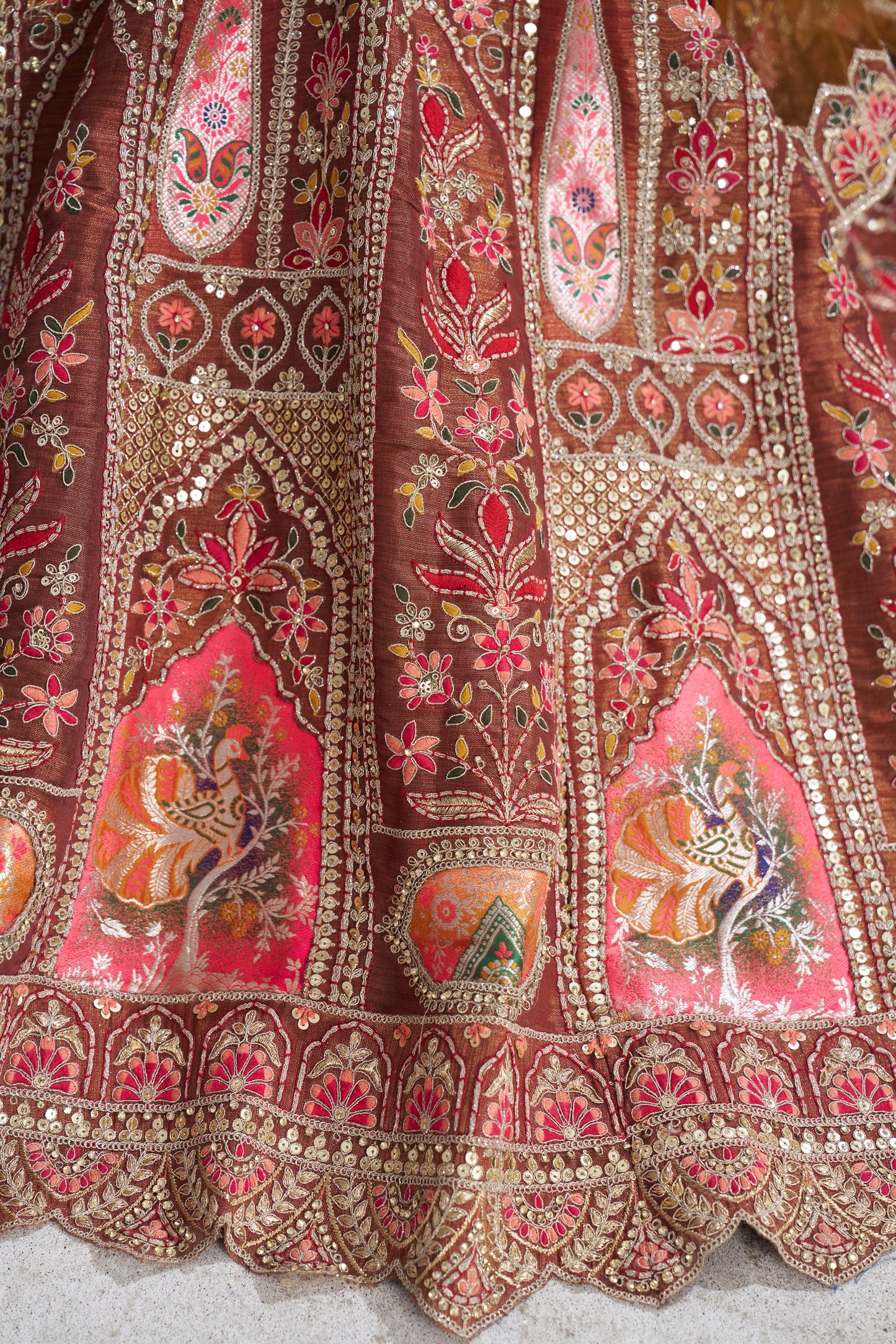 Attractive coffe girlish lehenga 32