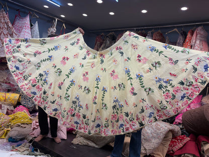 White designer Lehenga